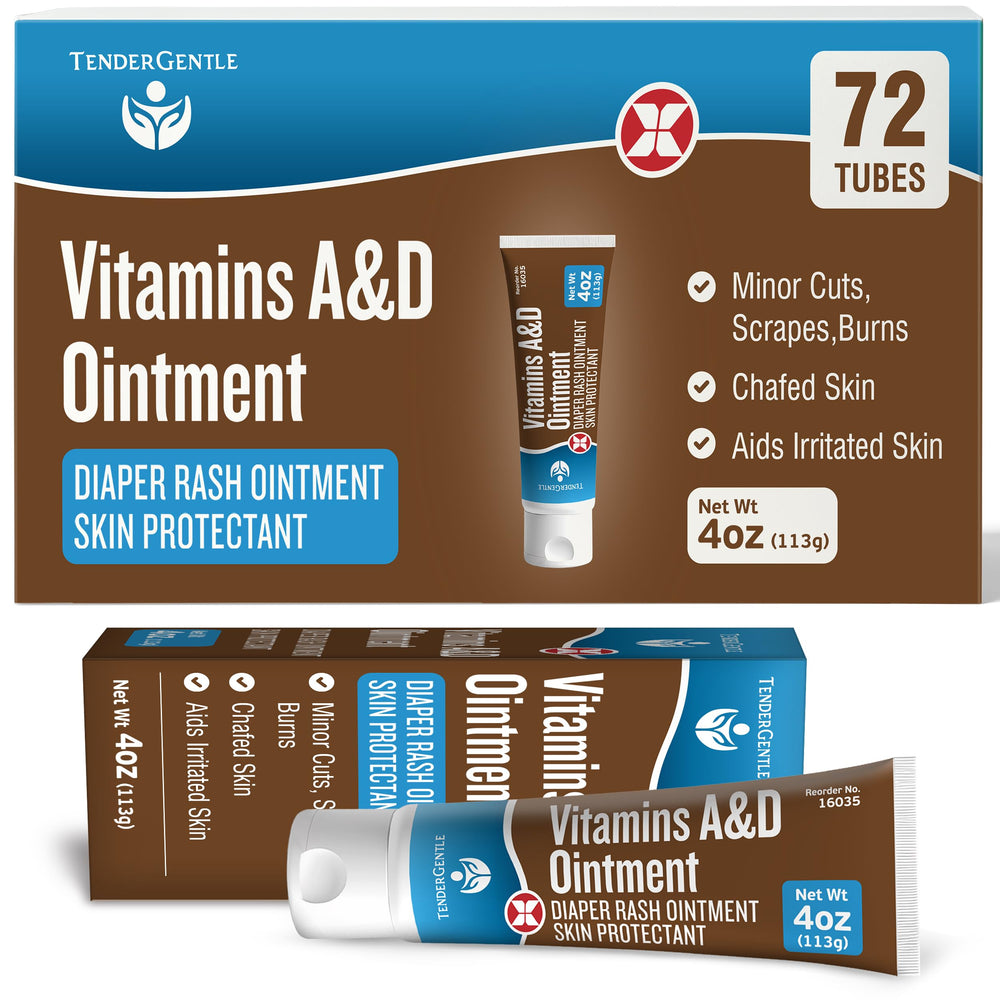 TenderGentle Vitamin A&D ointment tube with lavender scent for gentle skin care