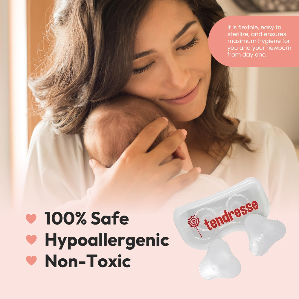 Tendresse includes visual guide to help new moms align.
