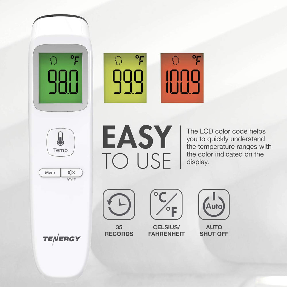Tenergy thermometer delivers 1-second temperature reading