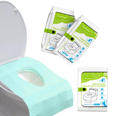 TenFans packaging of disposable toilet seat covers for quick hygiene on the go.