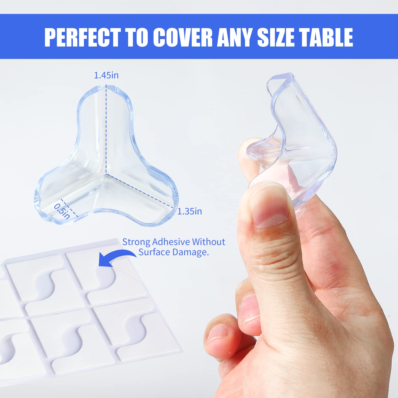 TenLaitech furniture edge protector suitable for tables, desks, and shelves