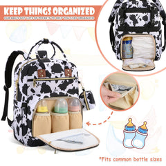 Tenot diaper bag backpack back opening design for quick access to baby essentials
