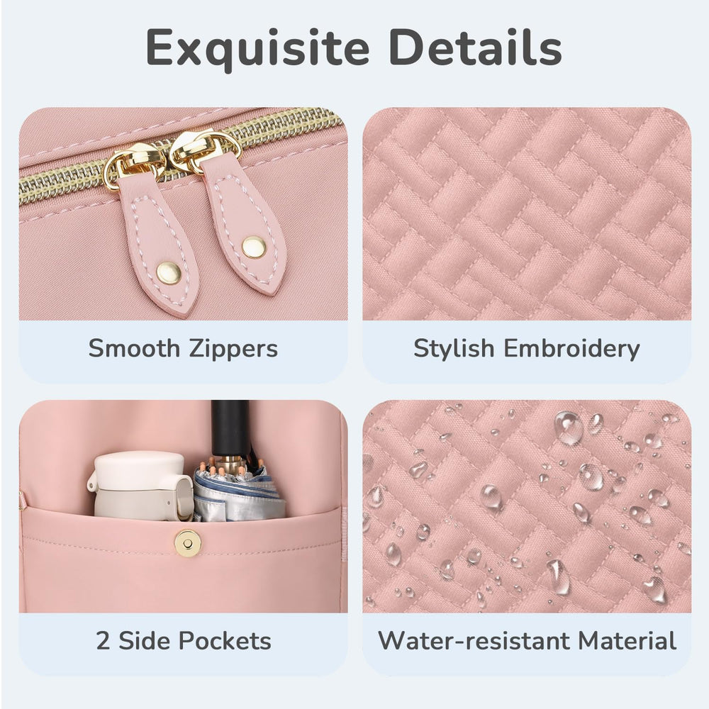 Tenot convertible diaper bag can be carried as tote, shoulder, or crossbody.