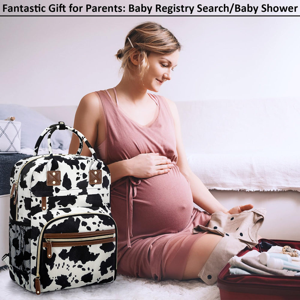 Tenot 10-pocket layout keeps diapers, clothes and gadgets organized.