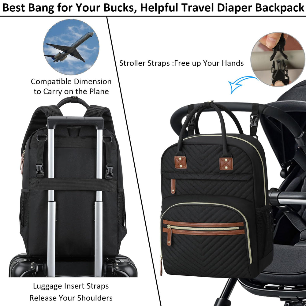 Lightweight Tenot diaper bag backpack designed for comfortable all-day wear