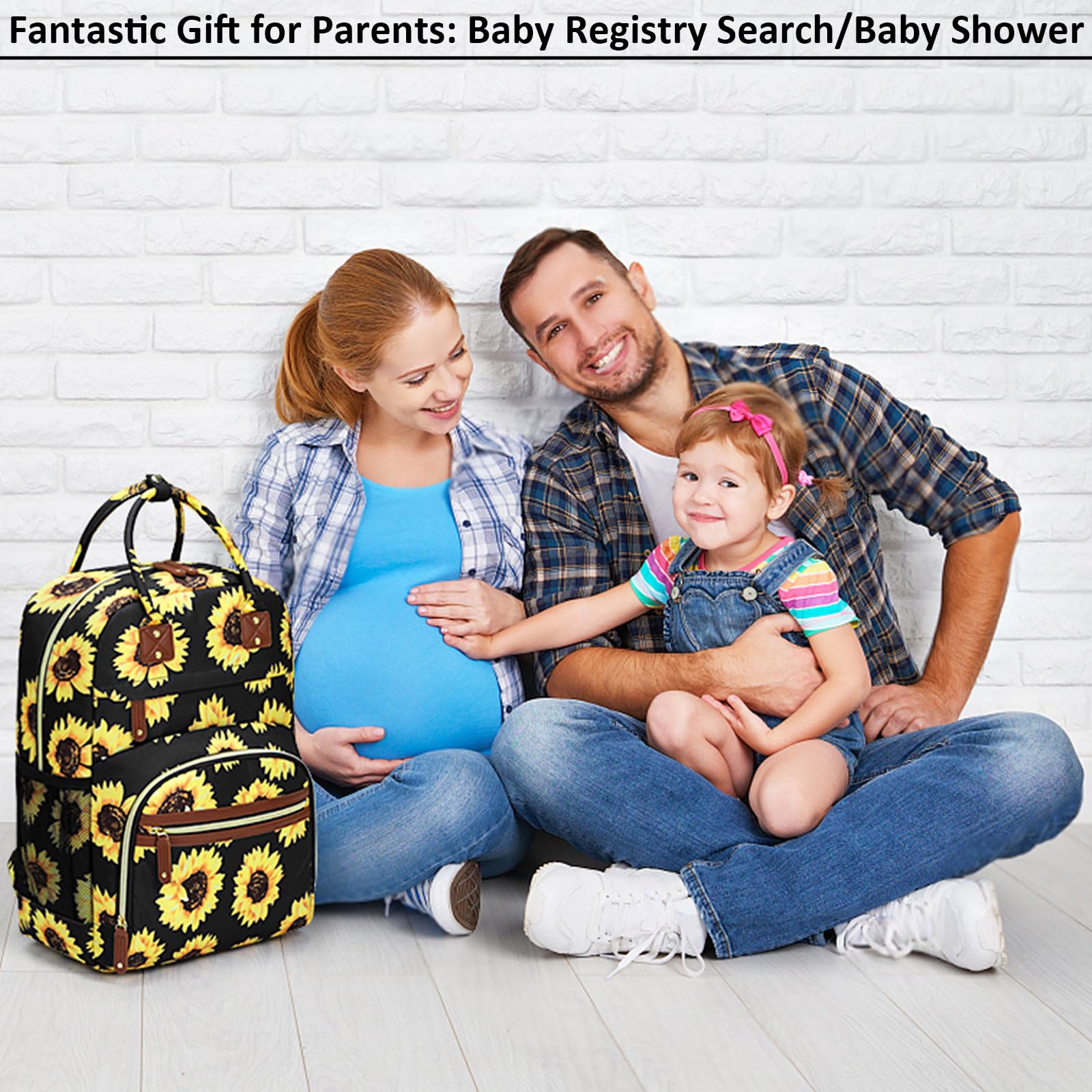 Tenot diaper bag backpack highlighting lightweight design for easy carrying