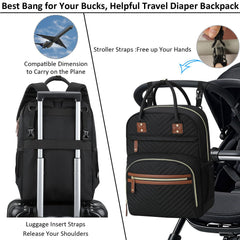 Lightweight Tenot diaper bag backpack designed for comfortable all-day wear