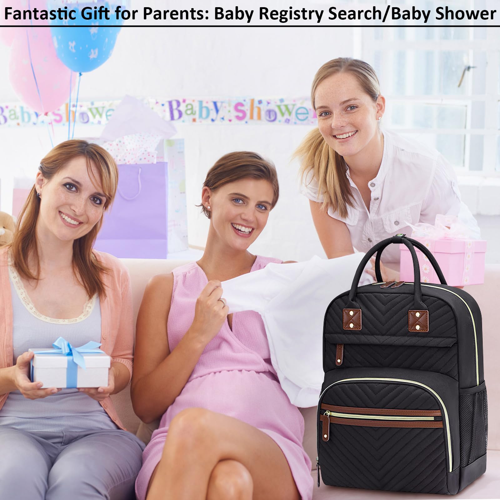 Convertible Tenot diaper bag used as backpack and travel companion
