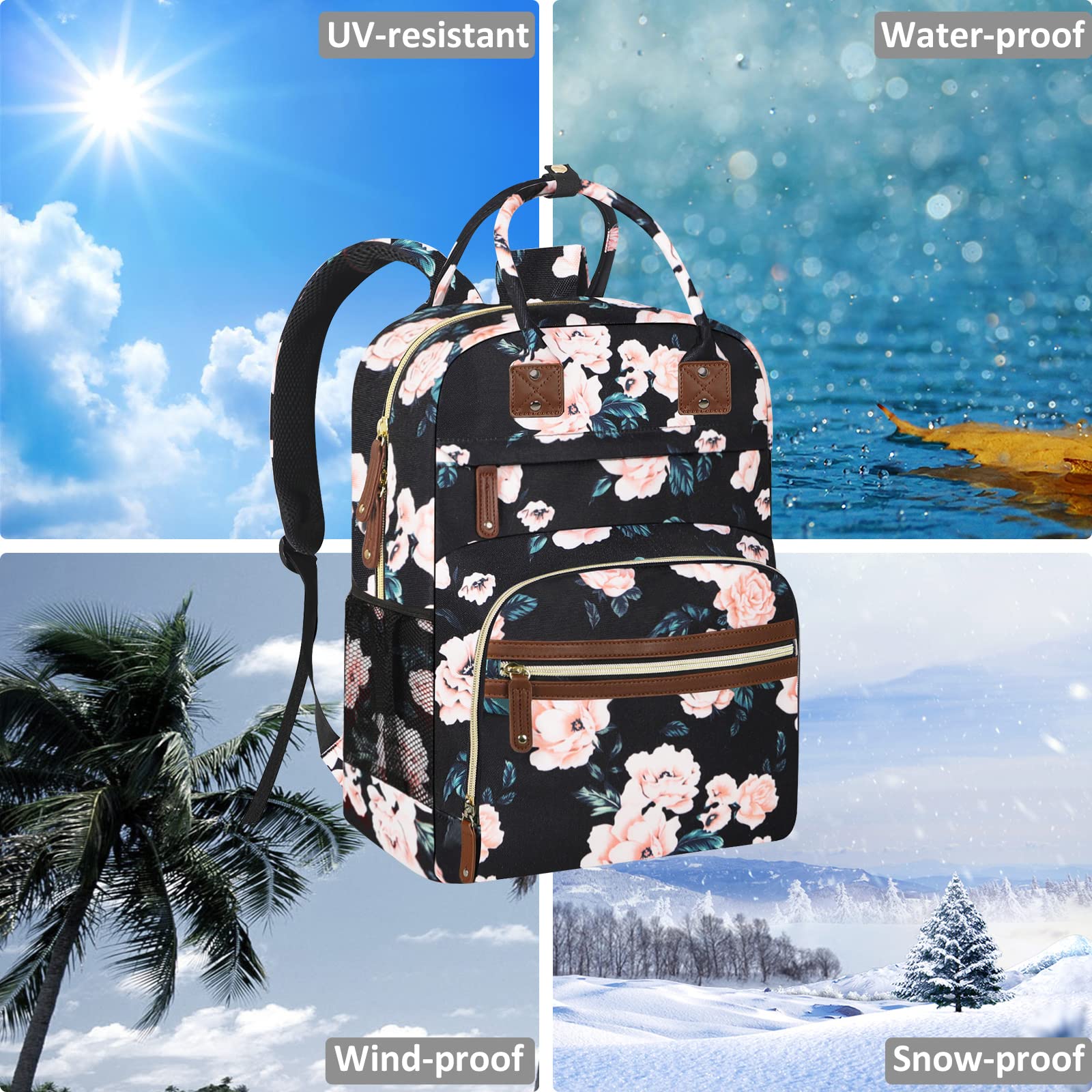 Tenot diaper bag convertible design doubles as maternity or hospital bag