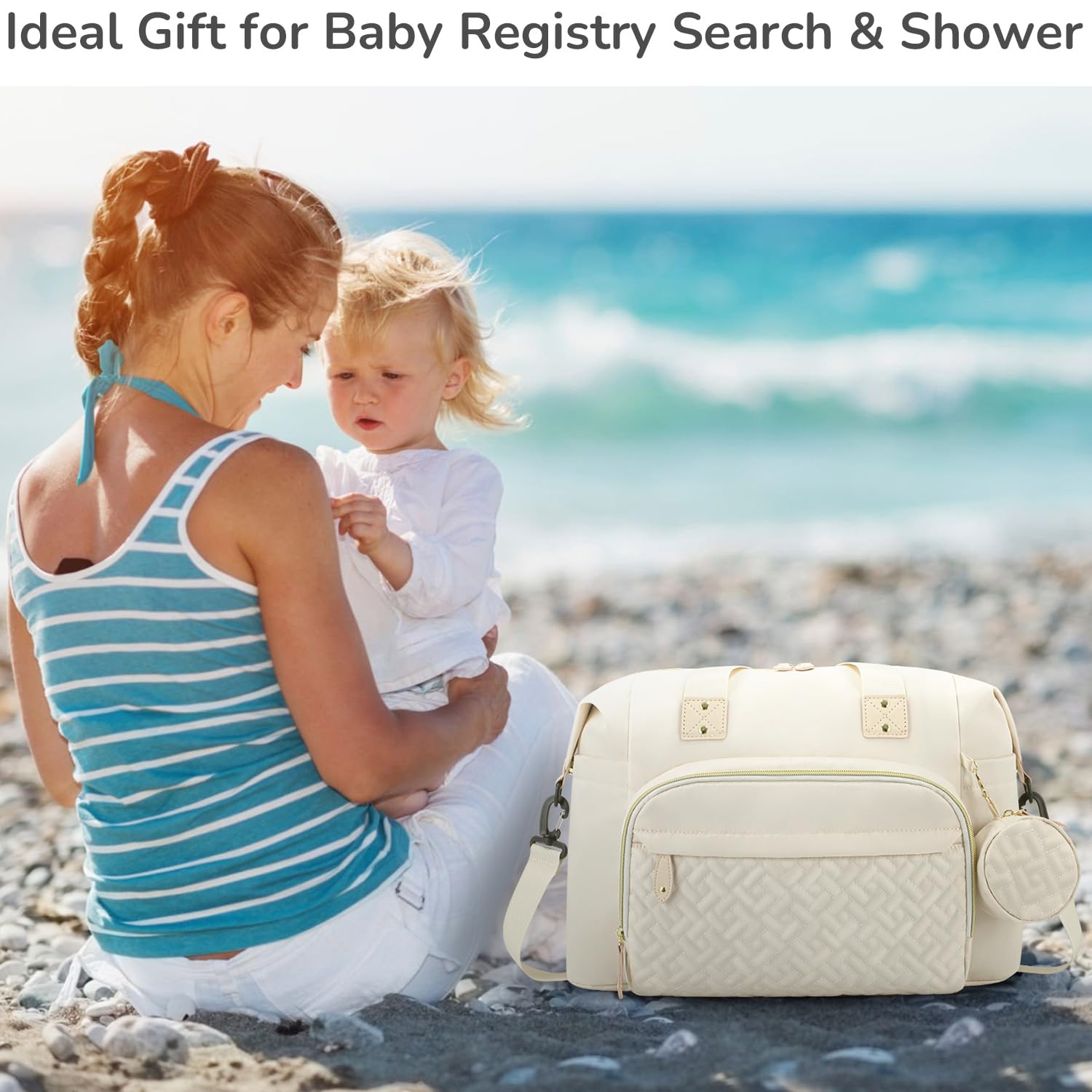 Tenot convertible design tote can be worn as a shoulder or crossbody bag.