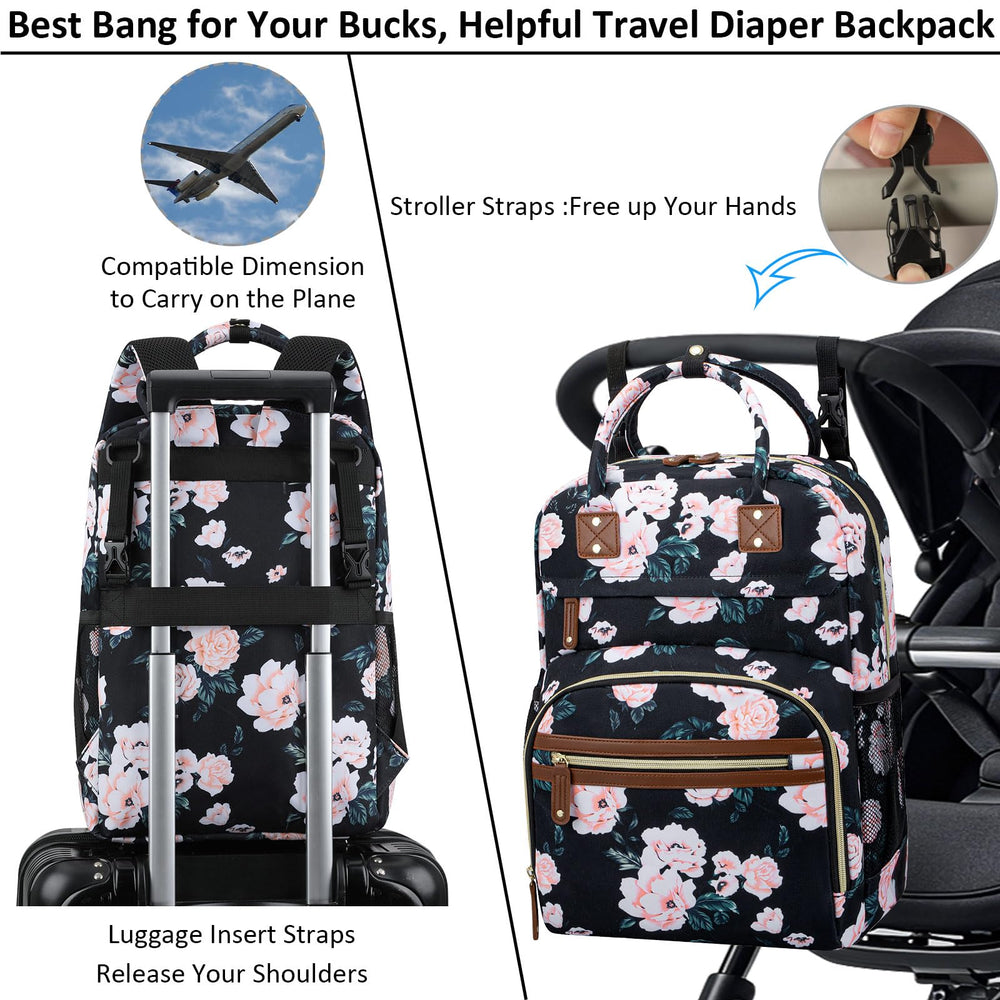 Tenot diaper bag waterproof and tear-resistant fabric protects gear during travel