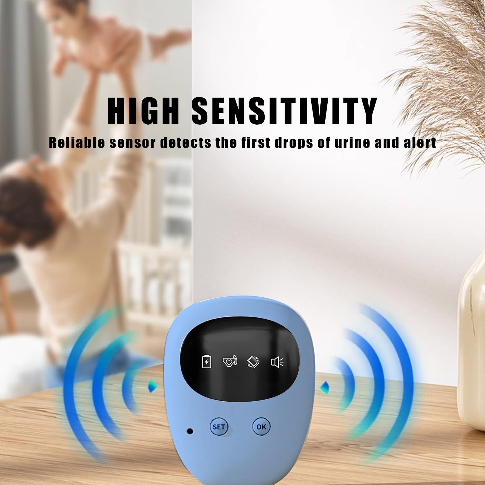 TENQIU vibration mode shows gentle reminders for bedtime routines
