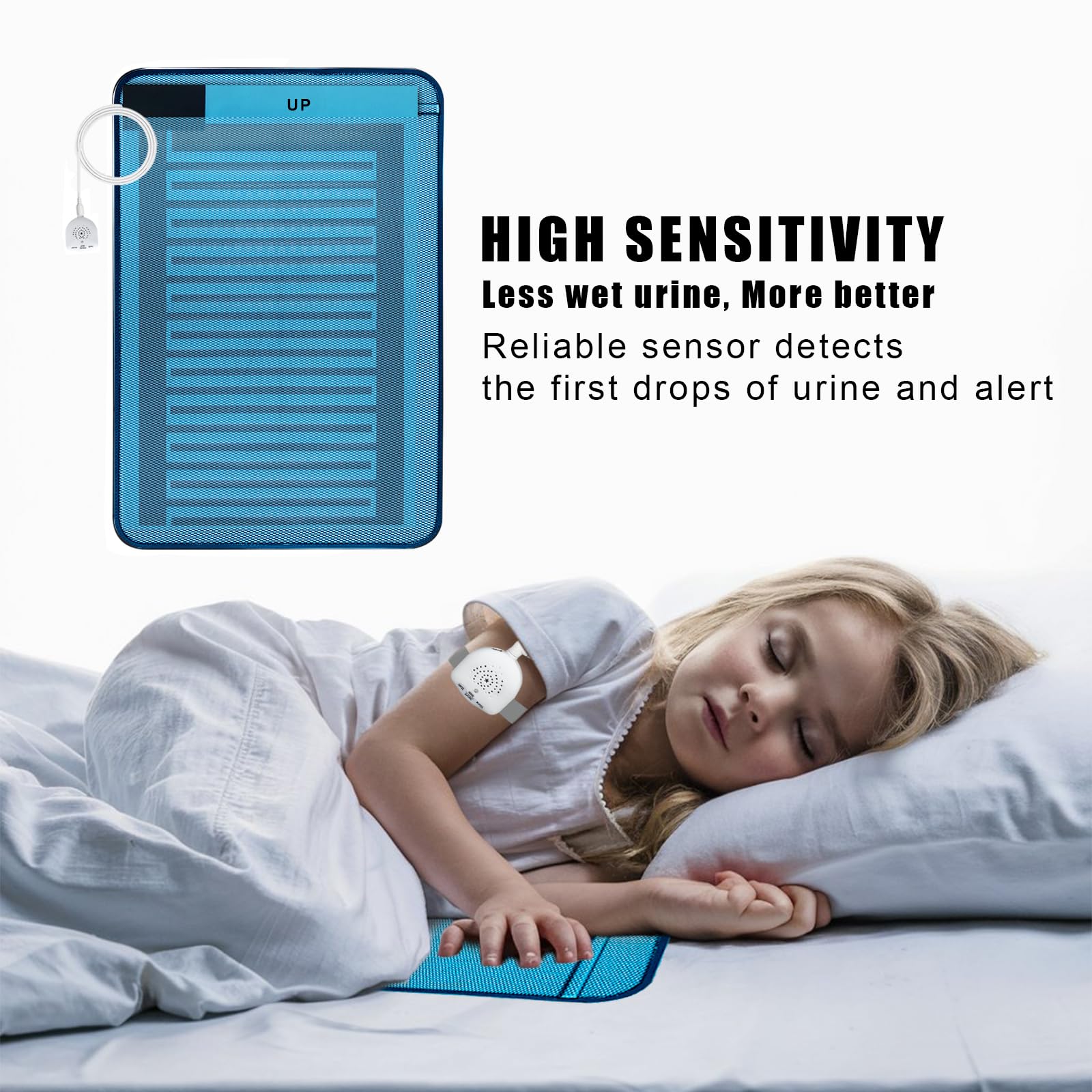 TENQIU moisture sensor triggers a prompt alarm to cue timely bathroom breaks.