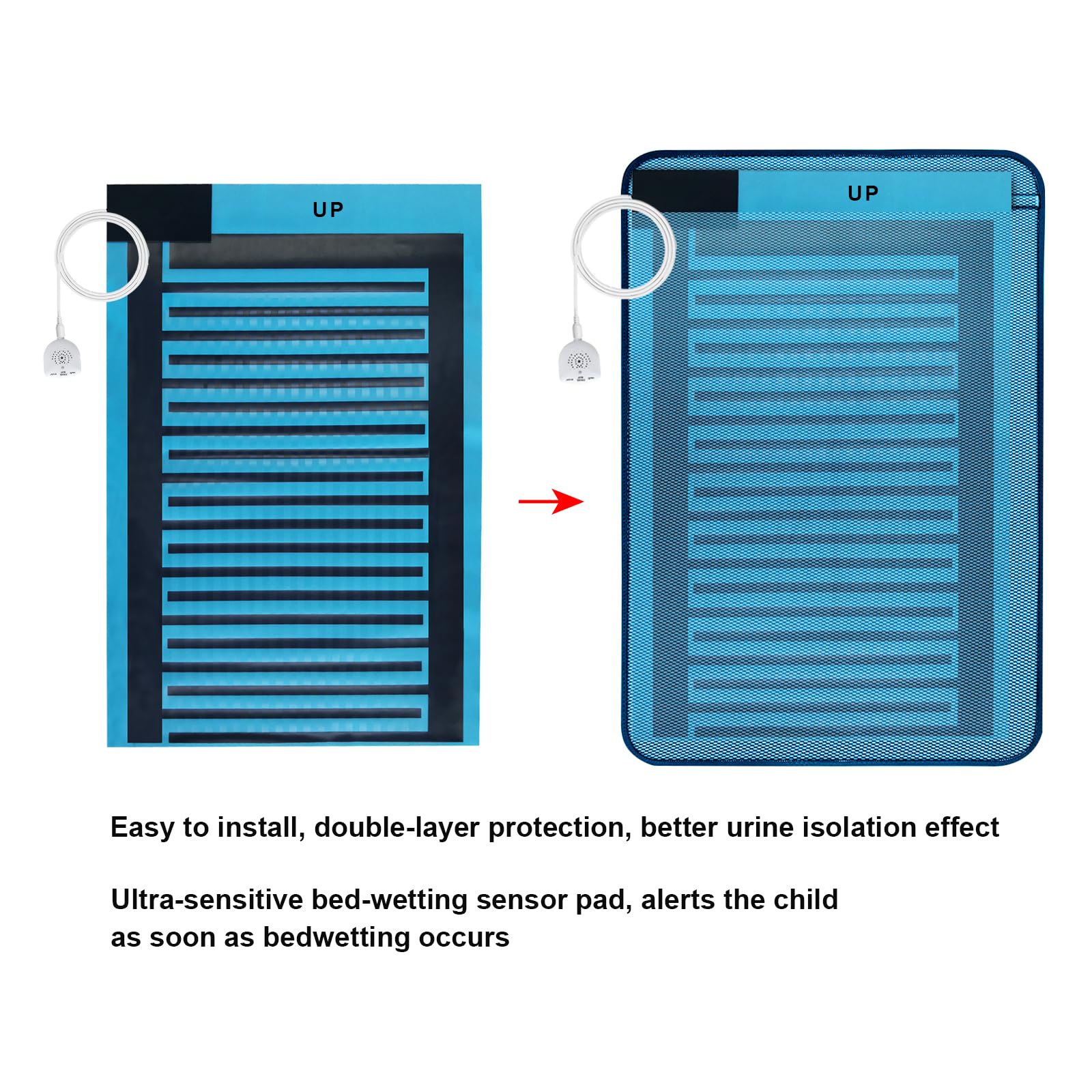 TENQIU adjustable volume and sound options suitable for different sleepers.
