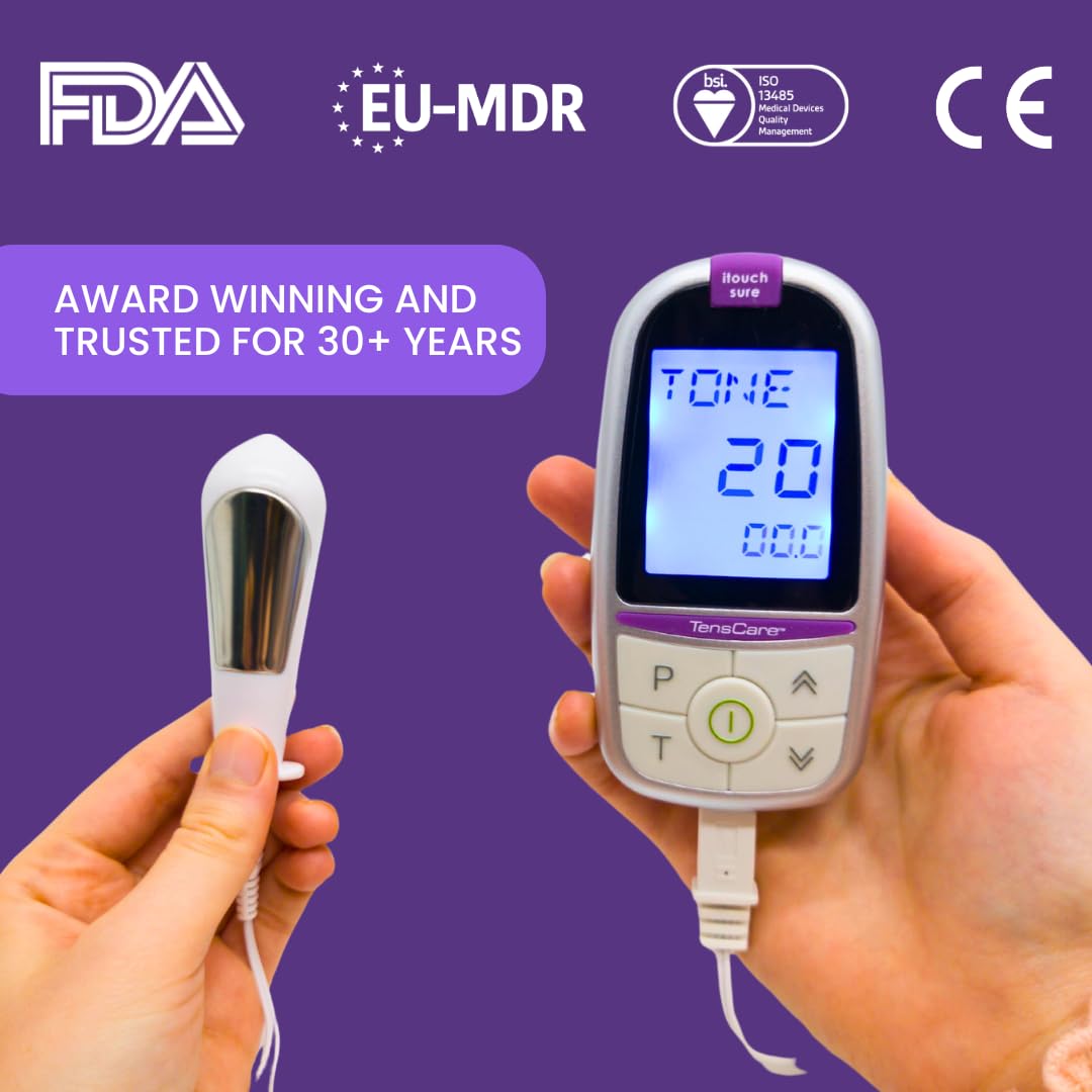 TensCare Kegel Sure memory feature shows last program for quick sessions