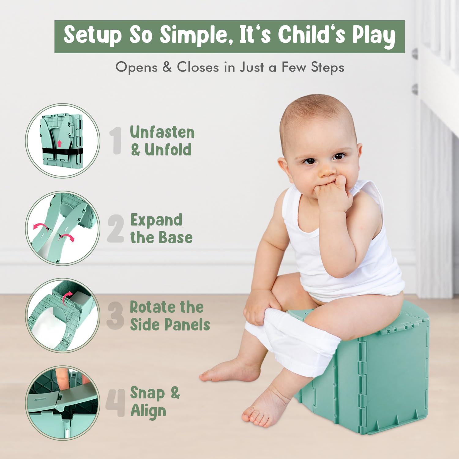 Teo disposable liners in a 10-count kit for mess-free cleanup