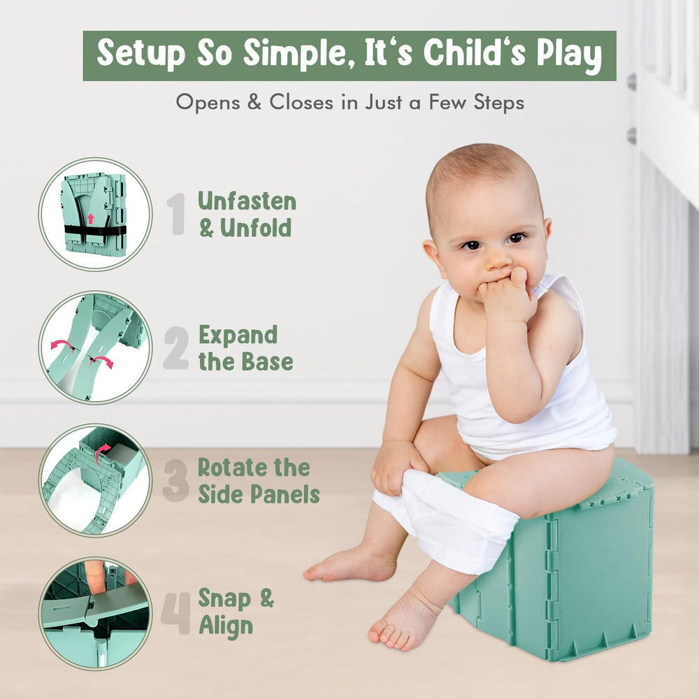 Teo disposable liners in a 10-count kit for mess-free cleanup