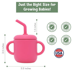 Teo 3-in-1 cup with double handles for easy grip