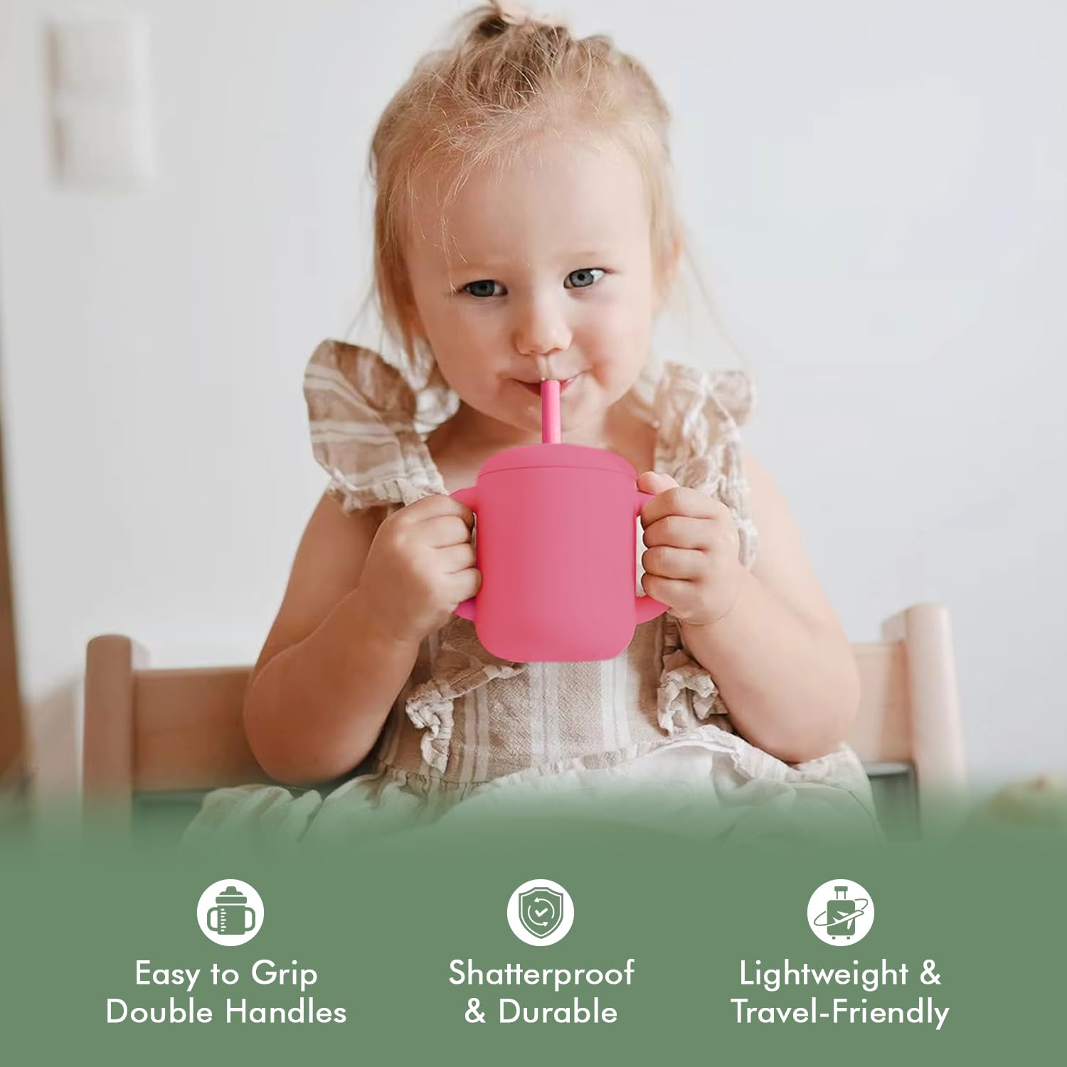 Teo silicone cup with snack lid for secure on-the-go snacks