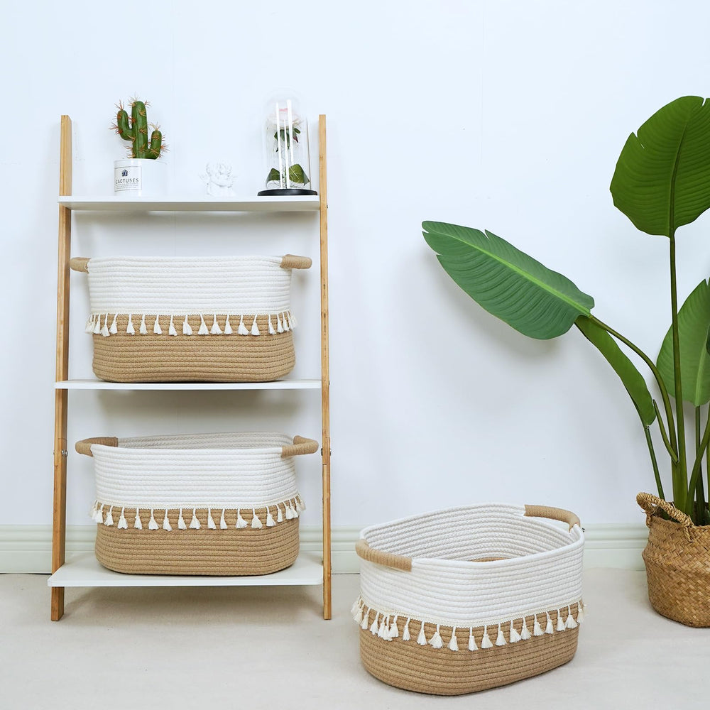 TeoKJ bins store magazines and toys to reduce clutter