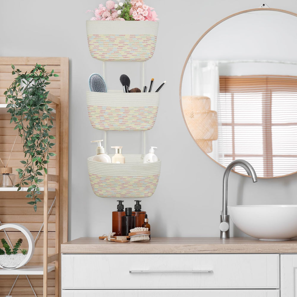 TeoKJ durable, skin-friendly cotton material keeps clutter organized.