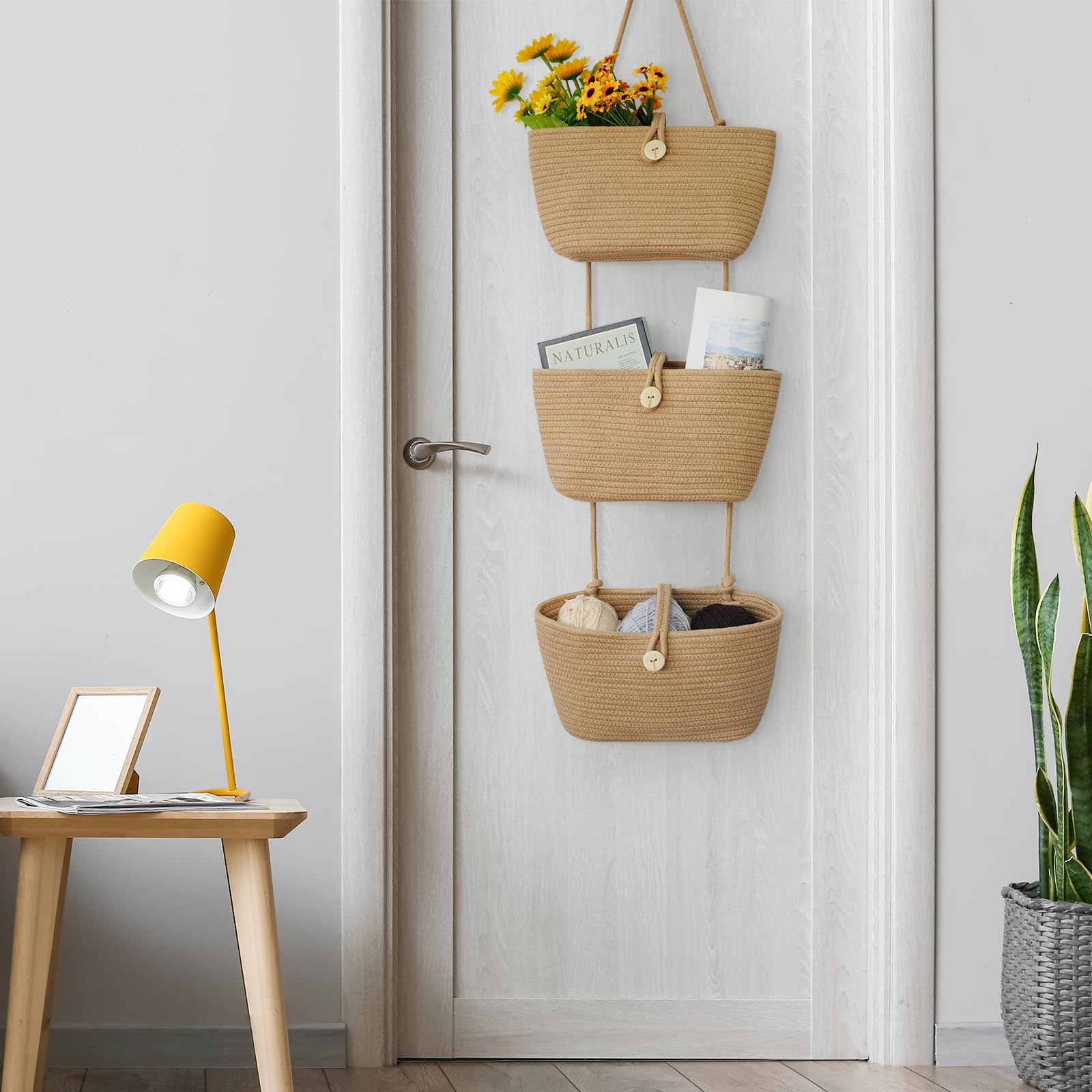 TeoKJ foldable, washable basket for easy cleaning and versatile use.