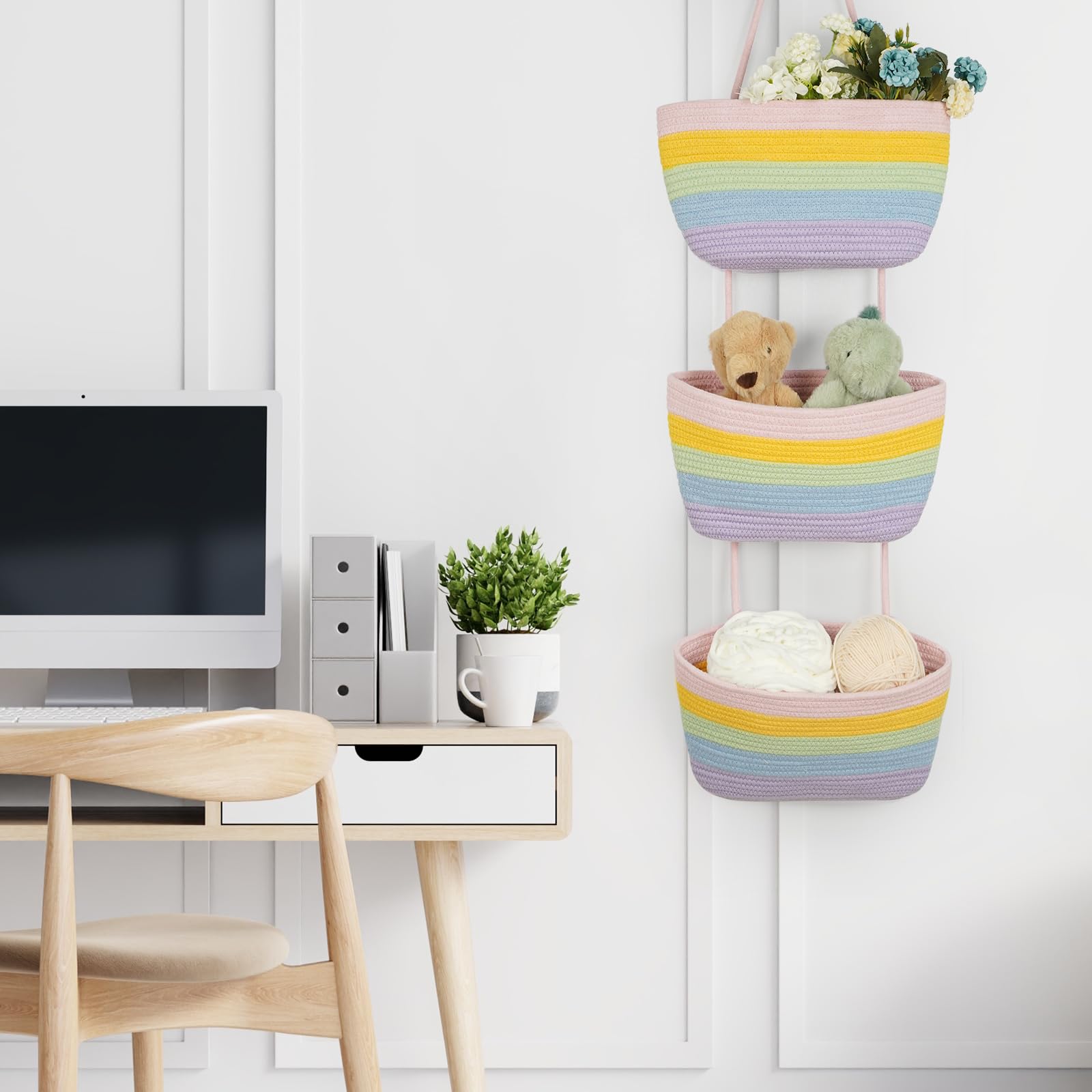 TeoKJ large-capacity organizer spans 44.5 inches in height