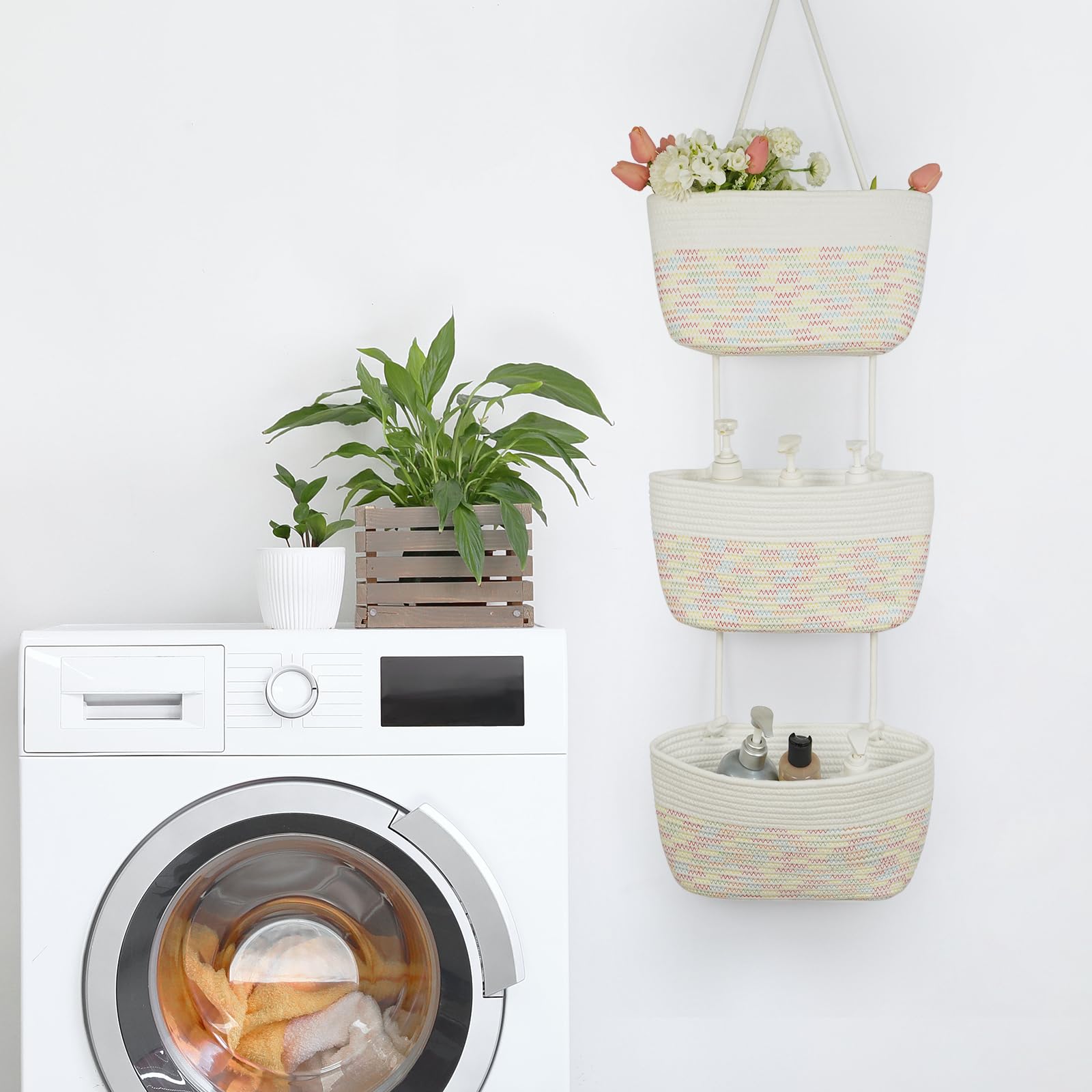 TeoKJ nursery gift-ready cotton organizer for baby essentials.