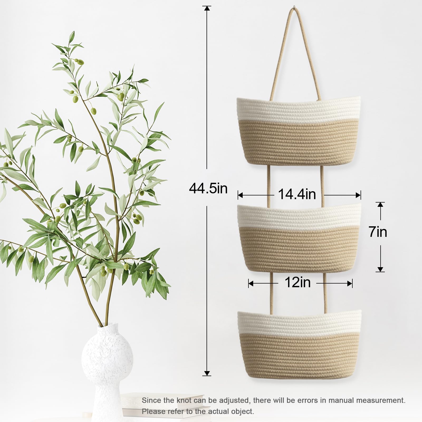 TeoKJ nursery hanging basket holds towels and toys neatly