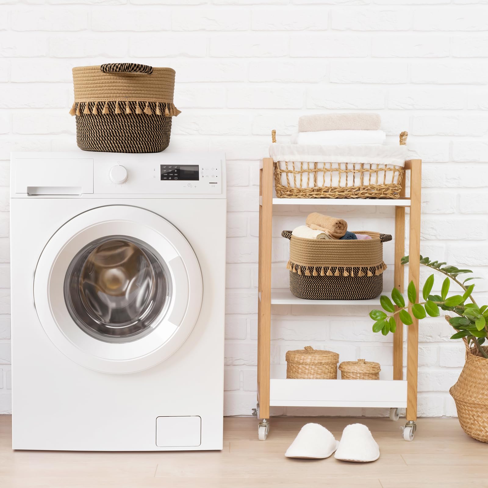 TeoKJ room decor basket set enhances modern spaces