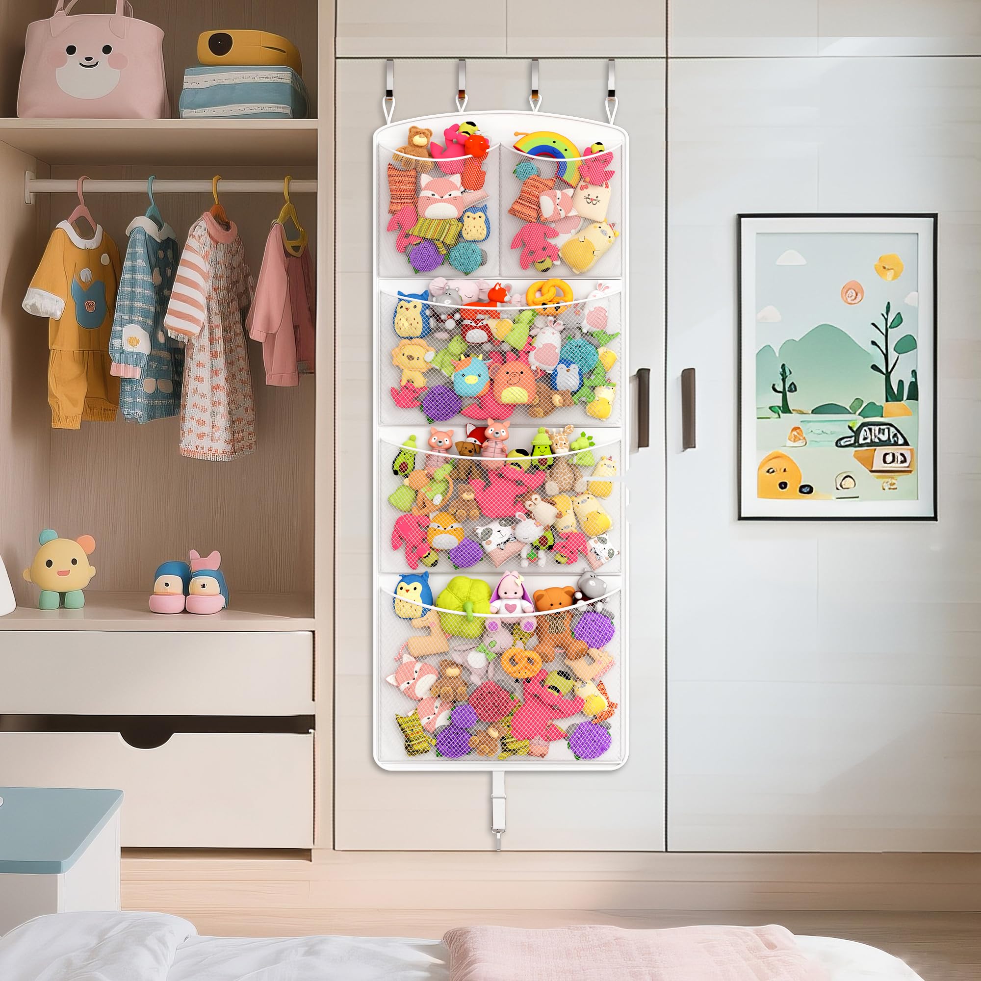 Teoon tool-free installation is quick and family-friendly.