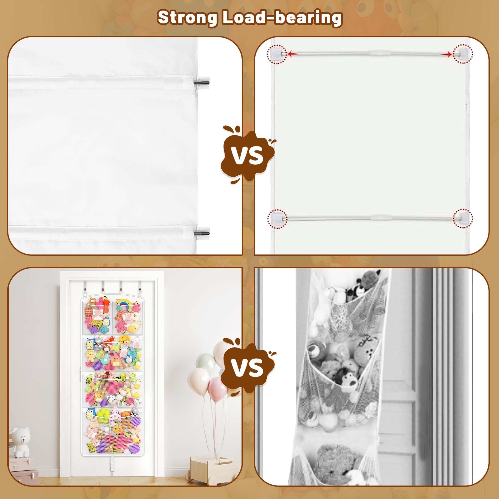 Teoon upgraded support bars keep the net flat and stable.