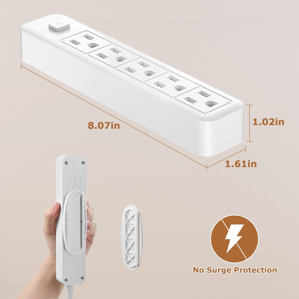 Terficer extension cord designed to hide under rugs and furniture.