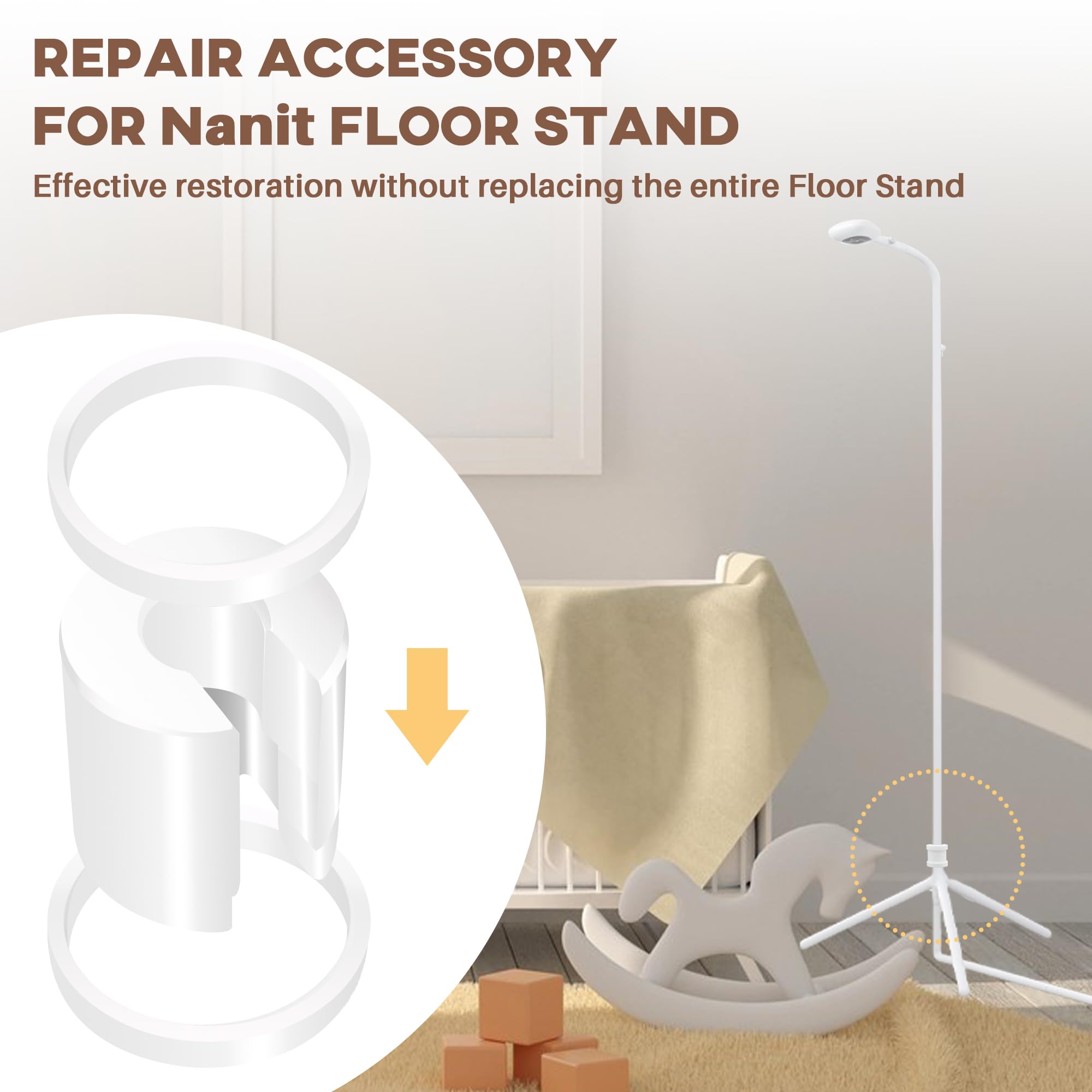 Terixe repair kit instruction card guides easy, tool-free installation.