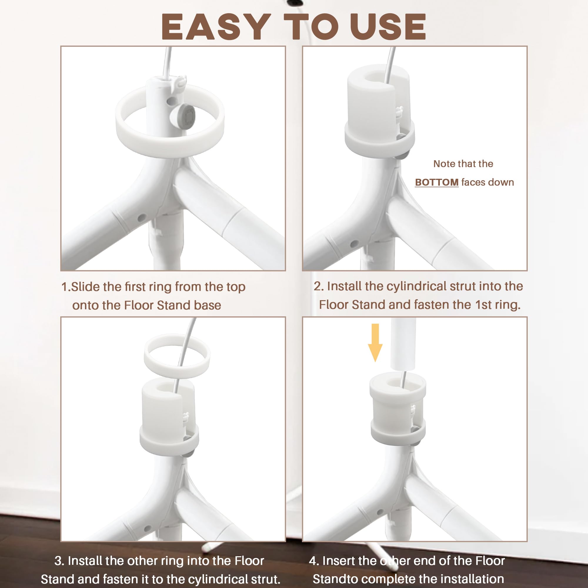 Terixe repair kit fixes the stand with a clean, aesthetic solution.