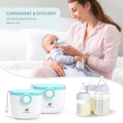 Termichy dispenser with airtight seal keeps formula fresh outdoors.