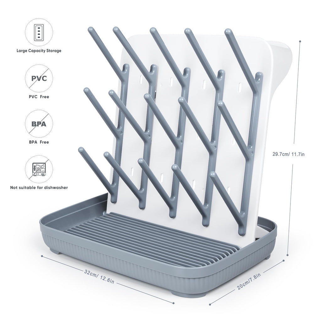 Termichy drying rack dimensions, compact footprint fits countertops