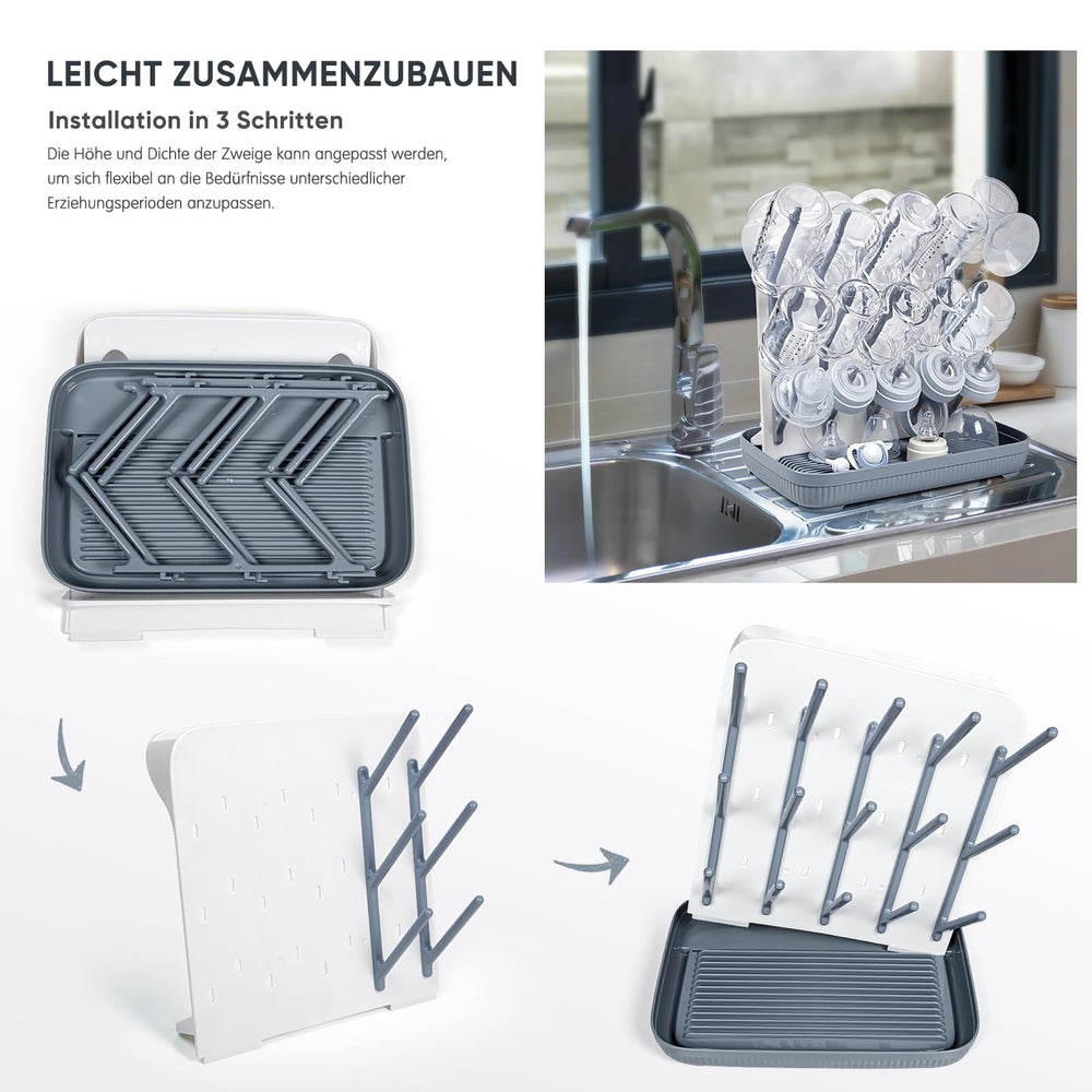Termichy rack easy-to-clean design with water channels for quick drying