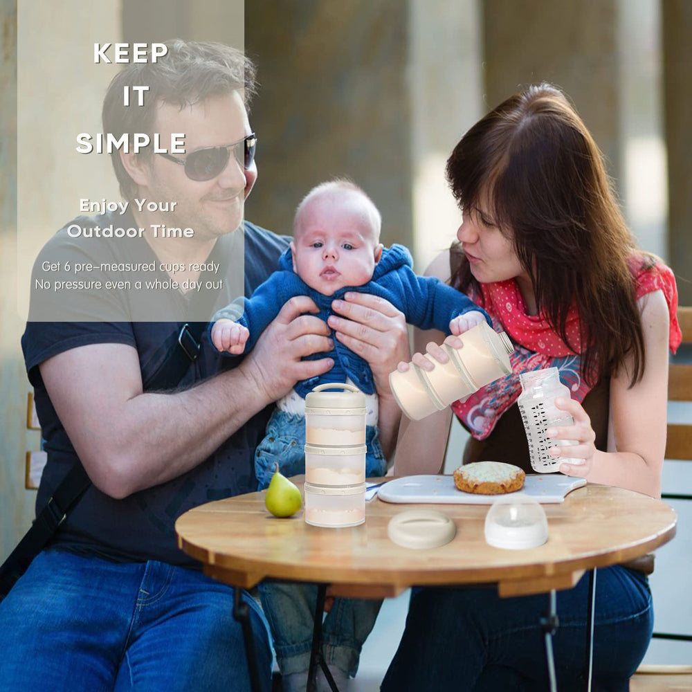 Termichy BPA-free, food-grade plastic keeps formula safe and portable.