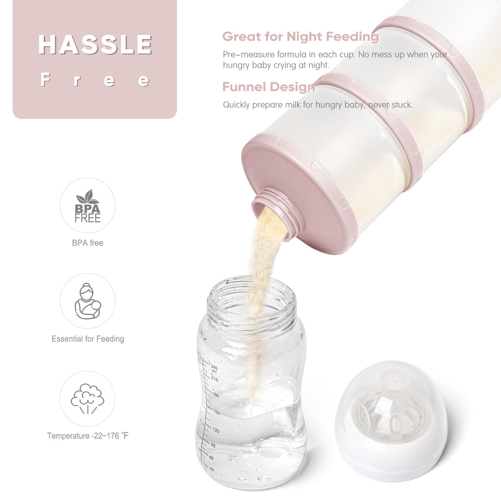 Termichy diaper bag friendly dispenser fits in a bag easily