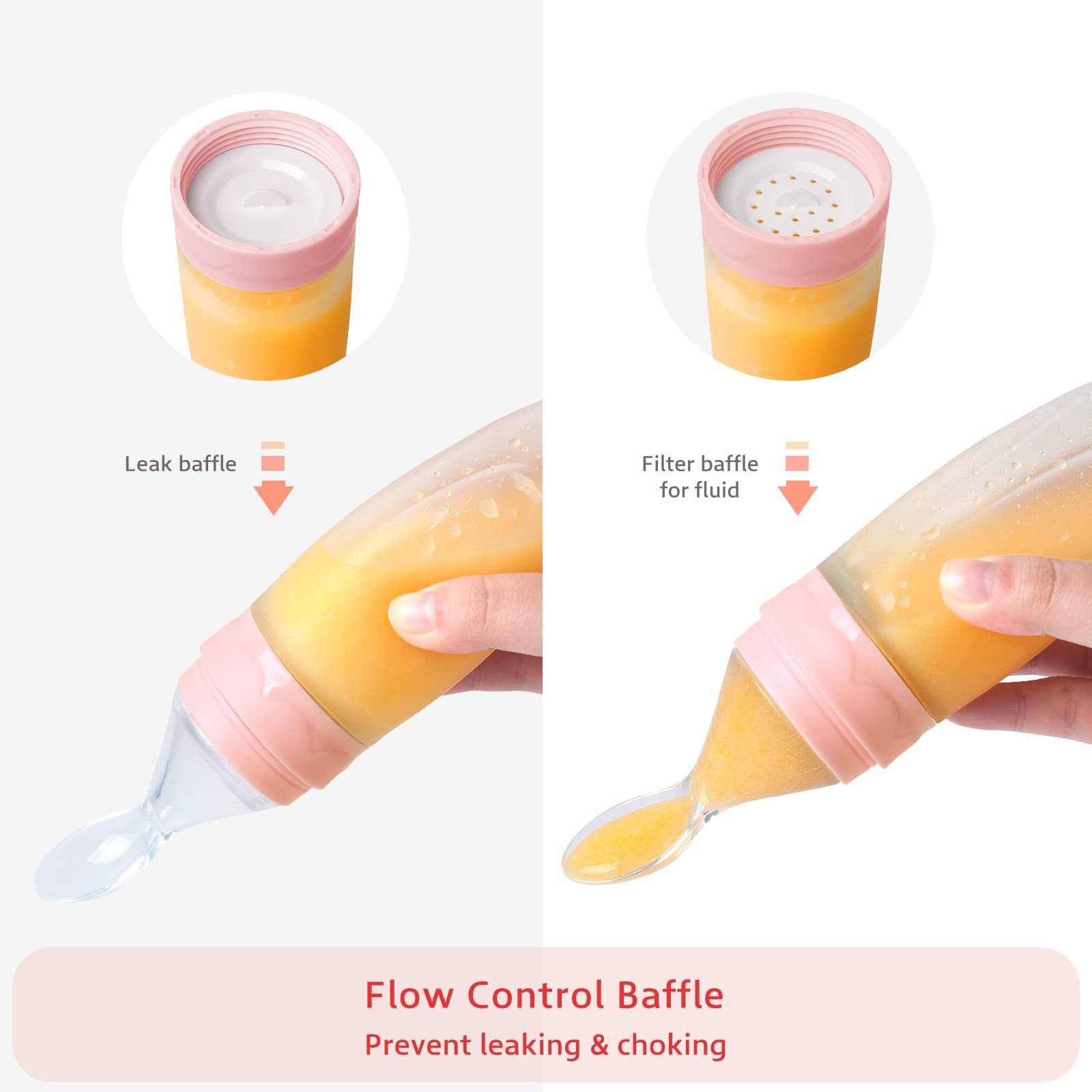 Termichy one-hand feeding design enables parents to feed calmly.