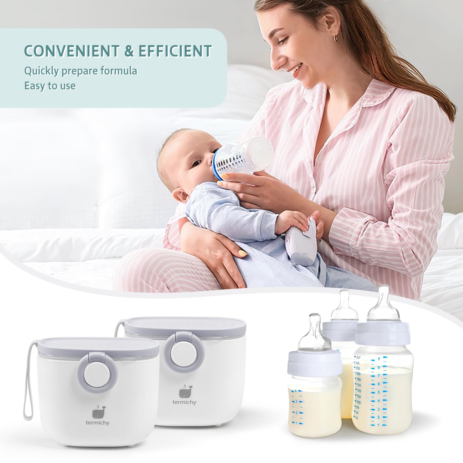 Termichy spaced spoon compartment design prevents cross-contamination