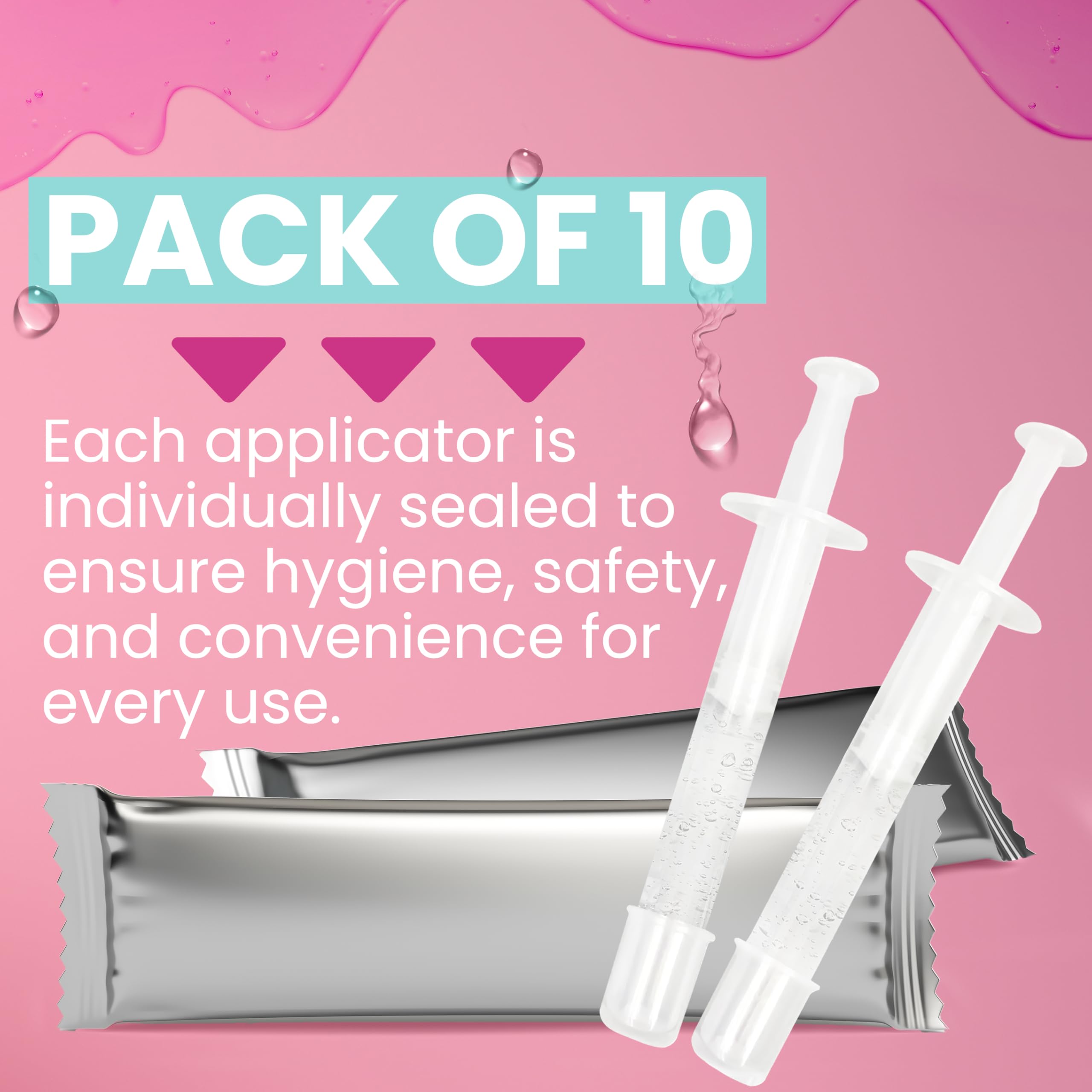 Terramed Hydro GYN 10 pre-filled applicators ready for use