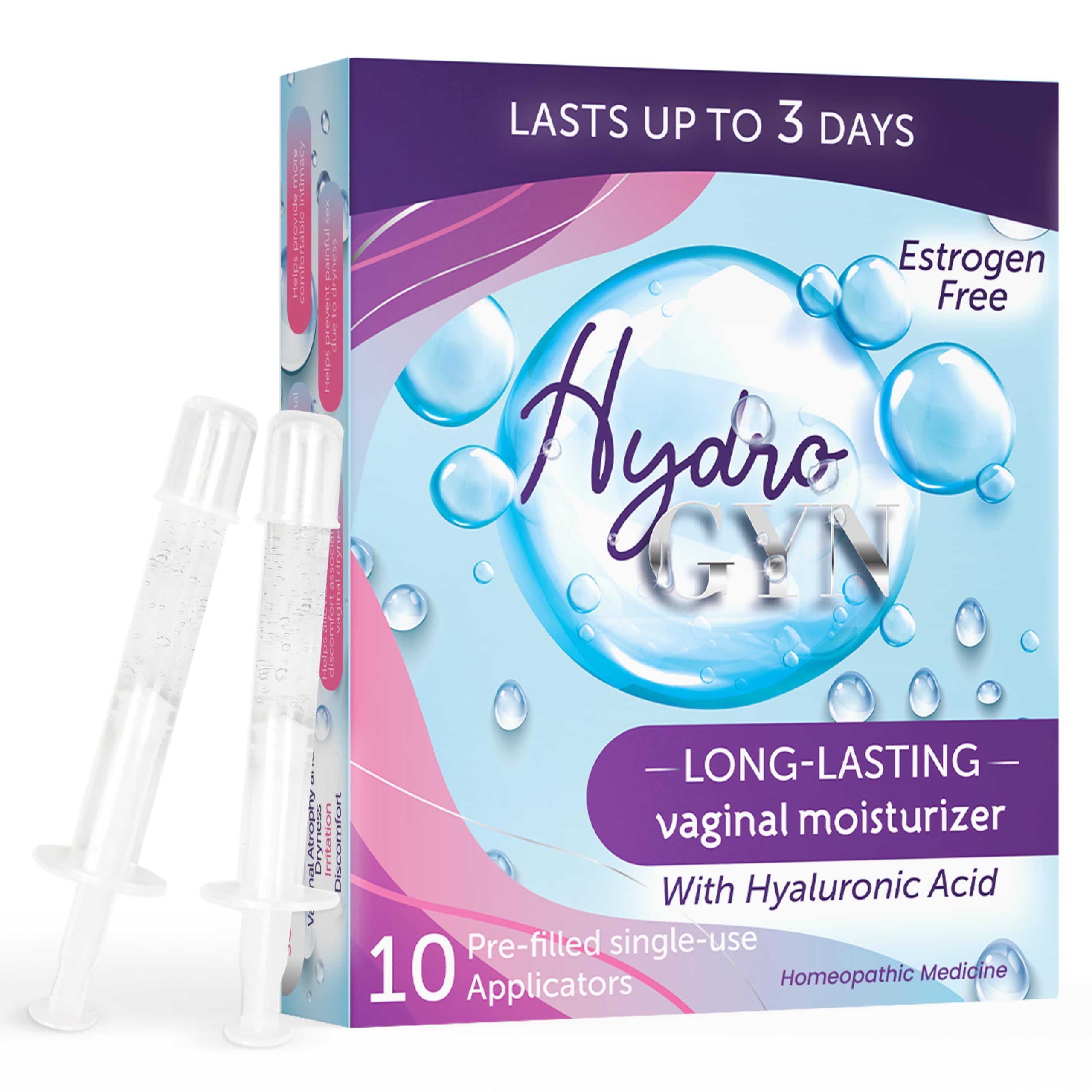 Terramed Hydro GYN moisturizer tube close-up for long-lasting hydration