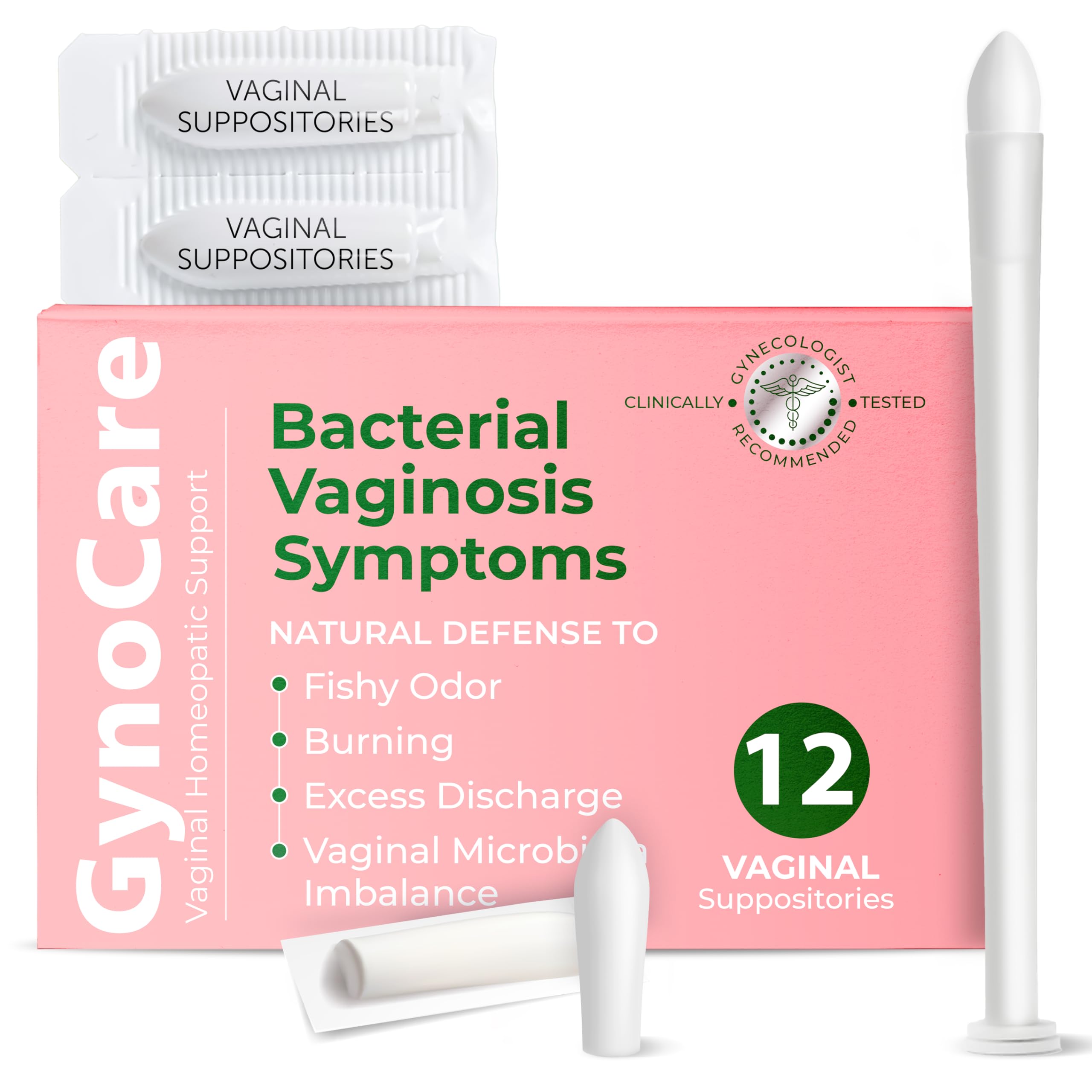 Terramed Just Think Comfort BV suppositories pack for at-home vaginal care.