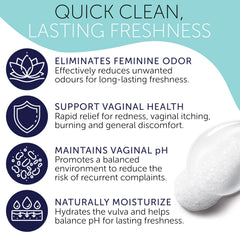 Terramed Just Think Comfort close-up foam highlights fragrance-free and hypoallergenic formula