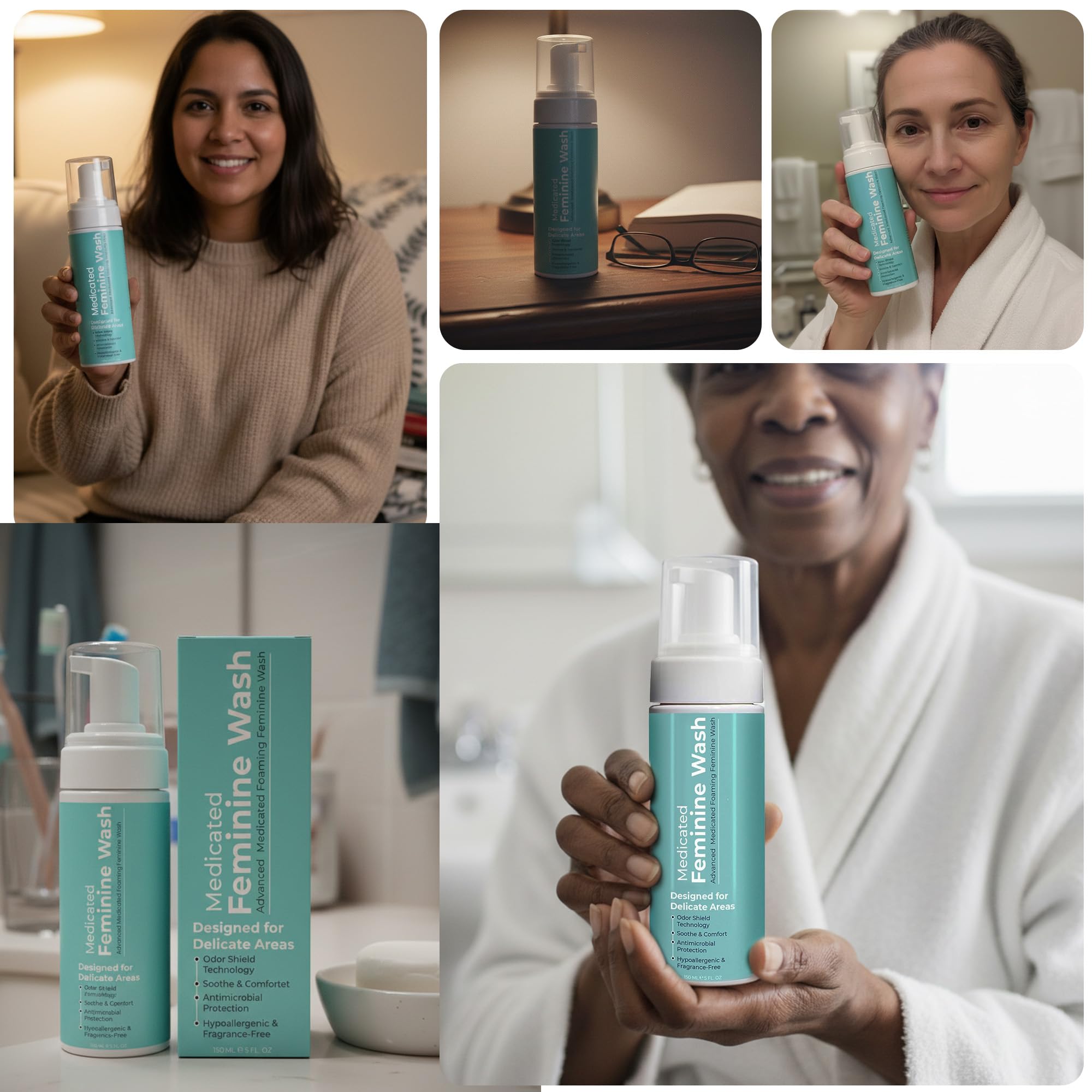 Terramed Just Think Comfort packaging reinforcing fragrance-free and medicated care