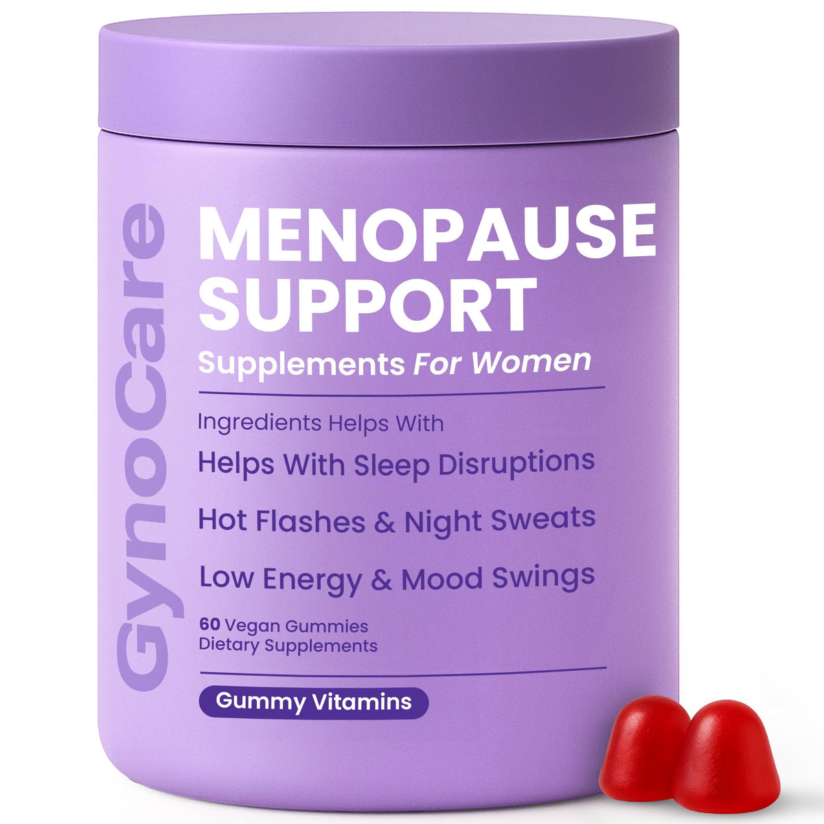 Terramed Just Think Comfort GynoCare menopause bottle promotes hormone-free symptom support.