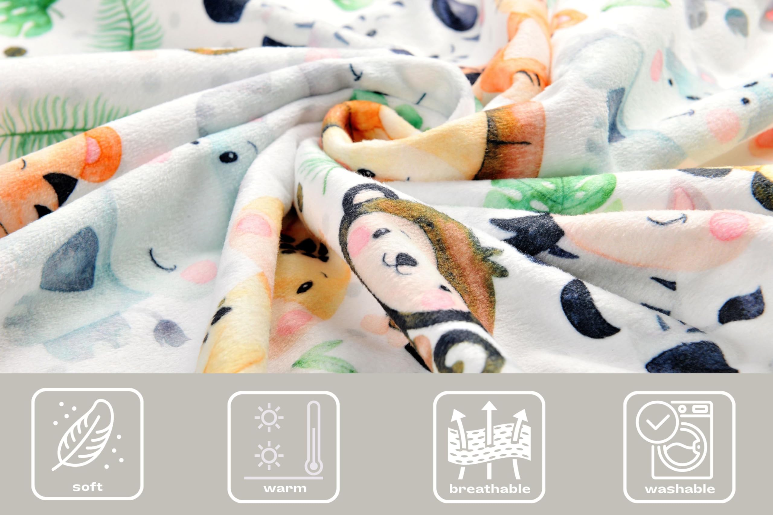 Terriboo Mink Baby Blanket ideal for stroller or crib use.