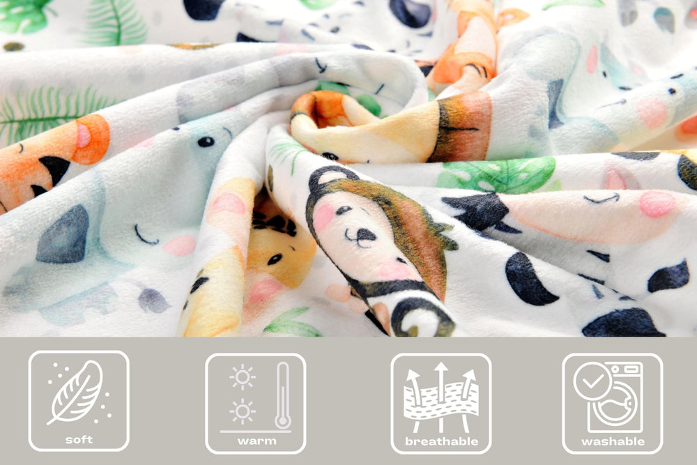 Terriboo Mink Baby Blanket ideal for stroller or crib use.